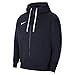 Nike CW6887 M NK FLC PARK20 FZ Hoodie Sweatshirt Mens Obsidian/White/White XL
