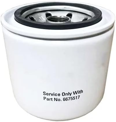 Elemento de filtro de aceite de motor 6675517 compatible con Bobcat S570 S590 T110 T140 T180 T190 T550 T590