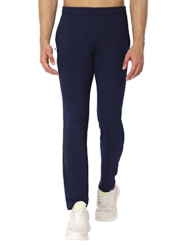 Image of DYCA by Bodycare Men's Cotton Track Pant - Casual Straight Fit Sports Joggers for Gym, Running, Workout, Lounge Wear for Men
