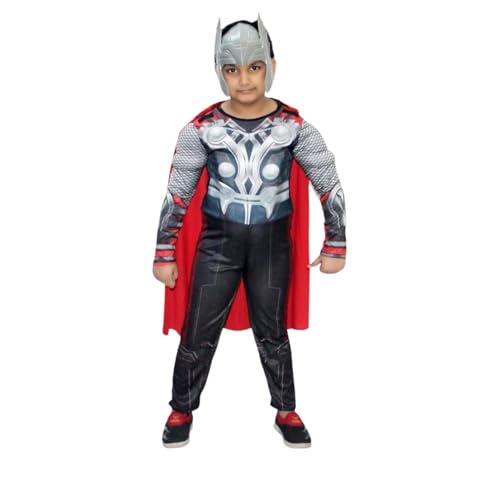 Image of Kaku Fancy Dresses Superhero Costume for Kids - Fancy Dress Outfit for Birthday, Halloween, Role Play