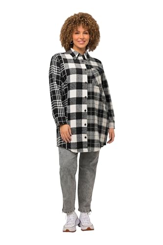 Surchemise à carreaux femme coupe ample pour masquer les rondeurs