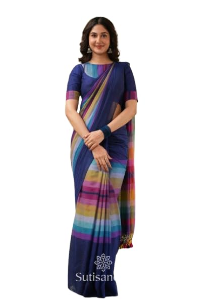 Pure Mul Cotton Traditional Handloom Saree with Blouse Piece – Soft Lightweight Ethnic Wear for All Occasions-picture-39