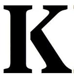 8x10 Large Letter Stencil from 4 Ply Mat Board-Stardos Font-Letter K