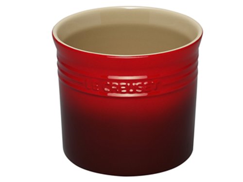 utensil crock creuset - Le Creuset Stoneware Large 2-3/4-Quart Utensil Crock, Red