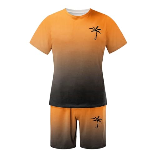 Ensemble homme short et t-shirt col rond en coton pour un confort optimal pendant le sport d'été
