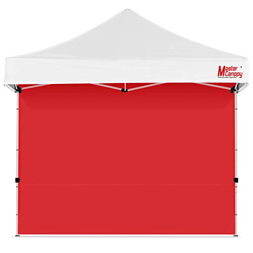 Image of MASTERCANOPY 10x10 Pop Up Canopy Sidewall Only 1-Pack Red