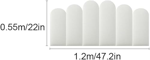 Miniatura 2 de pujindu Cabecera autoadhesiva 3D, paneles de pared tapizados, paneles de pared autoadhesivos 3D anticolisión para decoración de revestimientos de