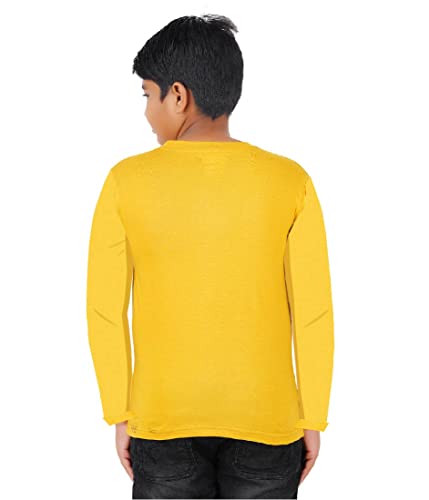 Image of CHECKERSBAY Boys Cotton Printed Full Sleeve T-Shirt