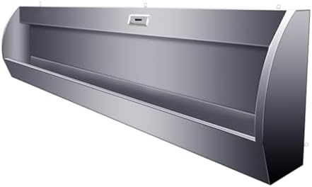 Commercial Stainless Steel Urinal Trough for Public Toilets, Large Capacity Drain Pipe Urinal for Hotels, Schools, Families, and Restrooms - Durable & Easy to Clean