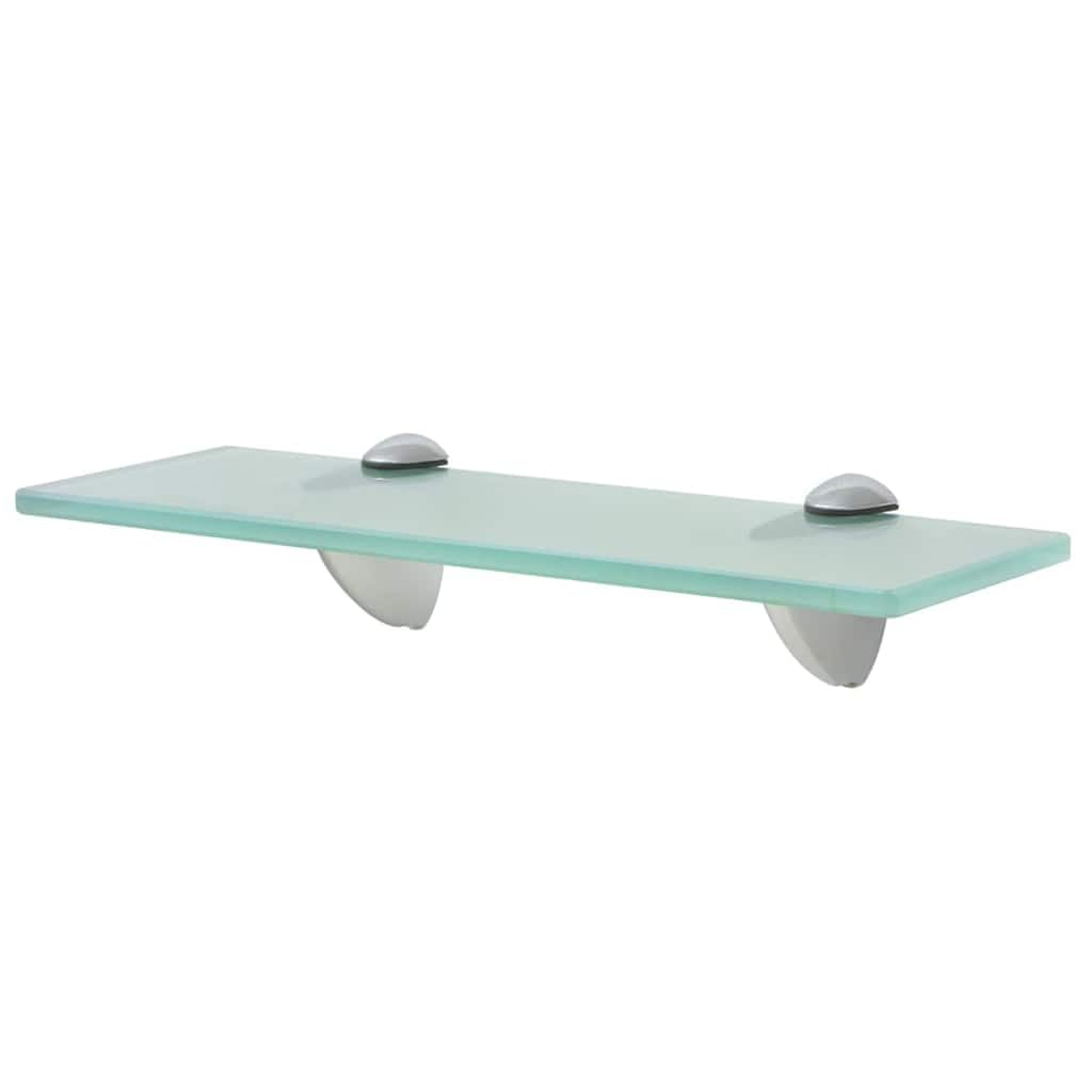 vidaXL Floating Shelf Wall Mounted Hanging Display Rack Glass 30x10 cm 8 mm