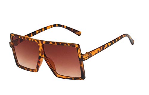 Fourchen Oversized Square Sunglasses For Kids, Flat Top Fashion Shades Sunglasses For Girls And Boys cover