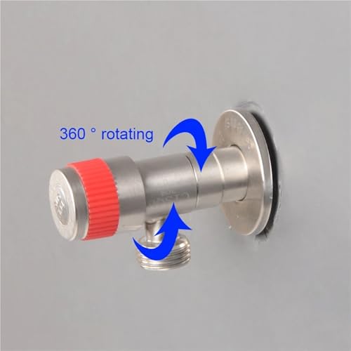 Válvula triangular para baño: control seguro de agua fría y caliente 8