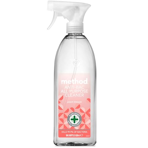 Method Antibacterial Spray, All Purpose Cleaner, Peach Blossom, 828 ml Method Antibacterial Spray, All Purpose Cleaner, Peach Blossom, 828 ml
