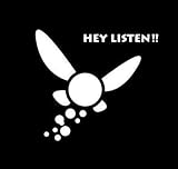 Zelda Navi Fairy Vinyl Decal Sticker | Cars Trucks Vans Walls Laptops Cups | White | 5.5 inches | KCD938