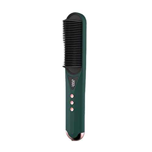 Cepillo eléctrico alisador de pelo y barba cerámico miniatura 1