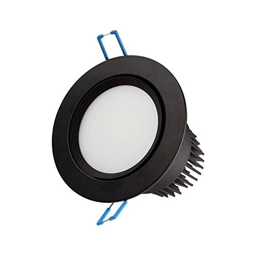 Panel LED redondo empotrable techo 5W foco downlight bajo consumo 6000K blanco