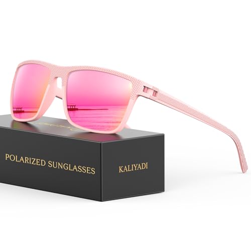 Image of KALIYADI Mens-Sunglasses Polarized Sunglasses Men: Classic Sun Glasses with UV400 Protection for Driving Fishing Golf