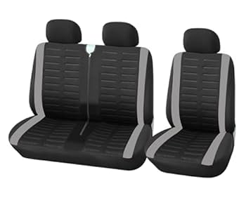 TOYOUN Universal Van Truck Lorry Front Seat Covers - Single &ap; Double, 2
