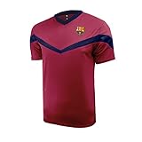 Icon Sports Officially Licensed FC Barcelona Soccer T-Shirt – Official Barça Team Jersey Style Athletic Football Tee – Game Day Activewear for Fans, XLarge