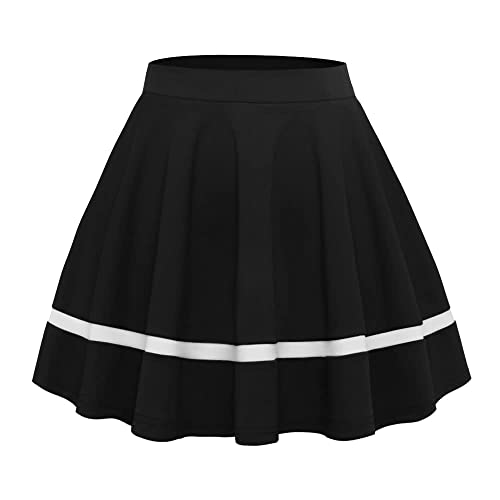 Image of Girls Kids Skater Skirts with Attached Inner Shorts (3 Years - 15 Years) rayon blend