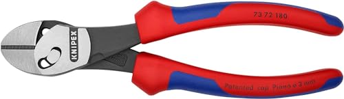 Alicate de corte diagonal KNIPEX TwinForce 180 mm 73 72 180 con mangos multicomponente 4