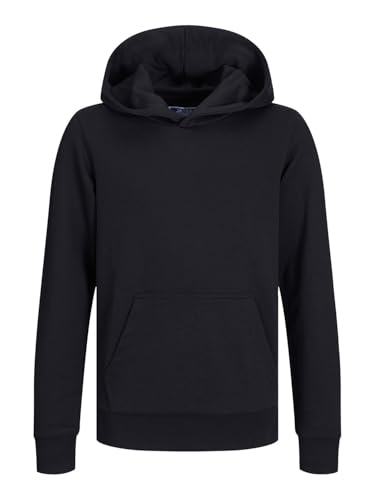 Jack & Jones Jjebradley Sudadera Con Capucha Noos Jnr Sudadera con capucha, Niños, Negro, 164