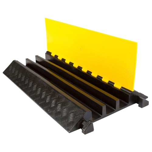 Rage Powersports Cable Protector Ramp, 3-Channel, Rubber, 2.5" OD, 24,000 lb/Axle, Guardian sold by Discount Ramps Amazon