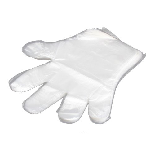 Vktech Barbecue Gloves Disposable Plastic PE Garden Multifuction Gloves 100PCS