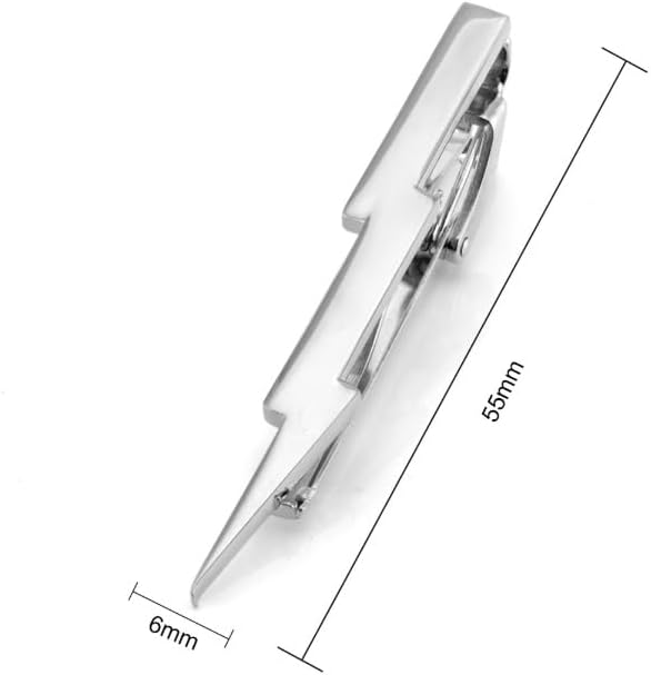 Men's Women's Glossy Shaped Tie Clips