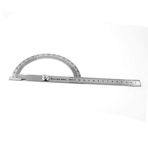 Regla transportador 15cm acero inoxidable miniatura 1