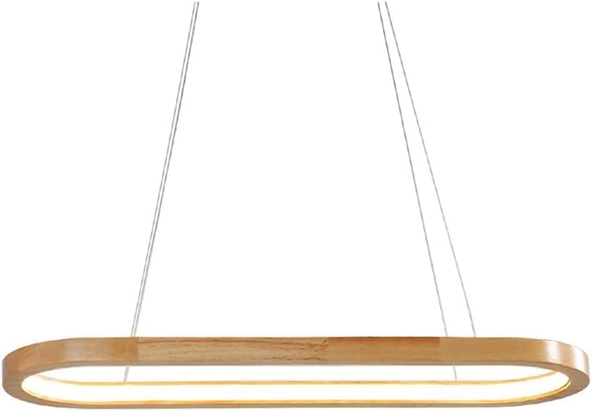 Luminaire de plafond LED moderne anneau ovale suspendu design épuré