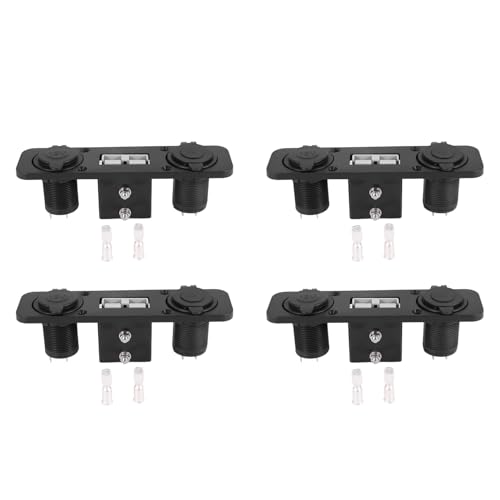 Prise de chargeur USB double pour bateau caravane camping-car panneau à encastrer x4