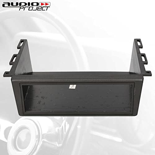 Audioproject Universal 1 DIN Car Radio Housing Base Console - Black - Image 3