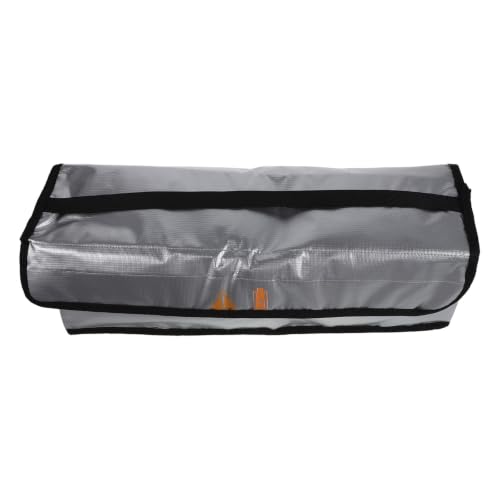 Bolsa ignífuga para baterías STOBAZA de PVC plata para carga segura