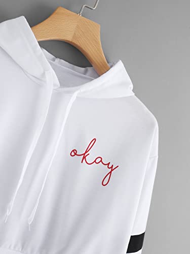 Sweat à la lettre imprimé pour vos sorties décontractées en ville taille L