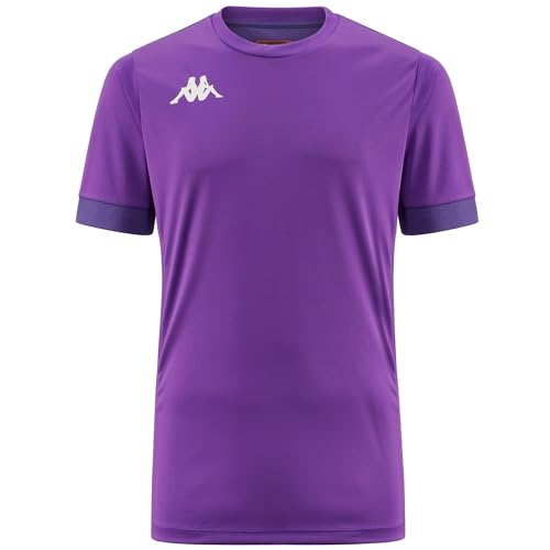 Maillot Dervio Enfant Kappa violet pour s'amuser au club de foot
