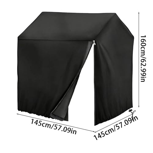 Cubierta antipolvo para casa de juegos de madera con proteccion solar y lona impermeable exterior 6