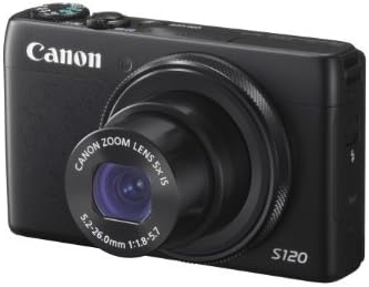 Canon PowerShot S120 Digital Camera w/ 12.1 MP 1/1.7 Inch Sensor & Wi-Fi Enabled Black