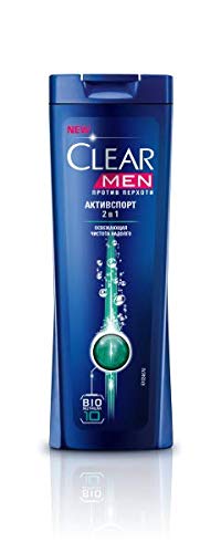 Clear Shampoo New Formula Active Sport 2 in1 Long Lasting Freshness 400Ml/13.52Oz (Clear Shampoo New Formula Active Sport 2 in1, 3X400Ml)