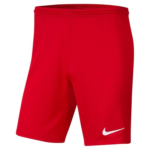 Nike Dry Park Pantaloncini Pantaloncini da Uomo, Uomo, University Red/White, M
