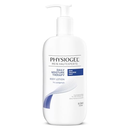 PHYSIOGEL Daily Moisture Therapy Sehr Trockene Haut Body Lotion 400 ml - feuchtigkeitsspendende Körperlotion für sehr trockene Haut - Körperpflege für schnelle Feuchtigkeitsversorgung