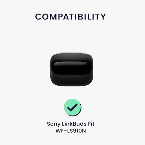 Image of Case Cover Compatible with Sony New LinkBuds Fit WF-LS910N (Black)