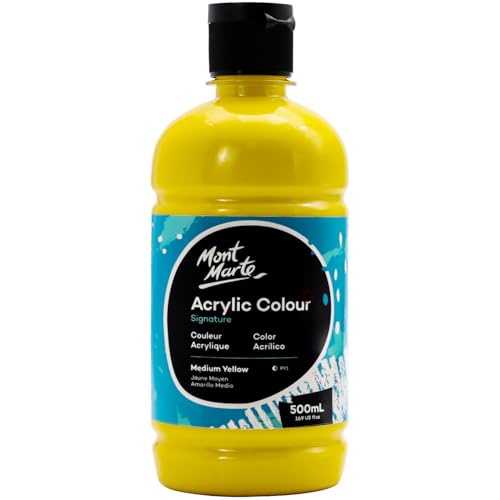 Mont Marte Signature Black Acrylic Paint 16.9oz 500ml Semi-Matte Finish Suitable for Canvas Wood Fabric Leather Cardboard Paper MDF and Crafts product thumbnail 19