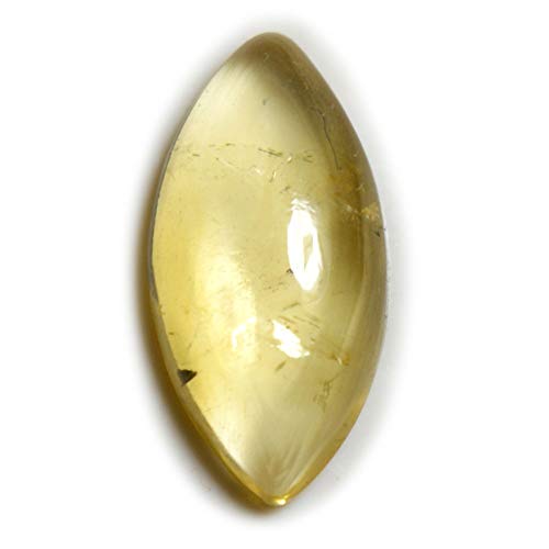 Cabochon en citrine naturelle de forme marquise pour création de bijoux de 12x6 à 18x9 mm