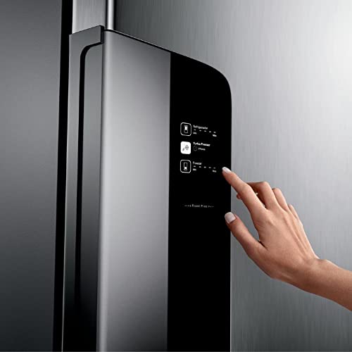 Geladeira Consul Frost Free Duplex 397 litros Evox com freezer embaixo - CRE44BK 220V