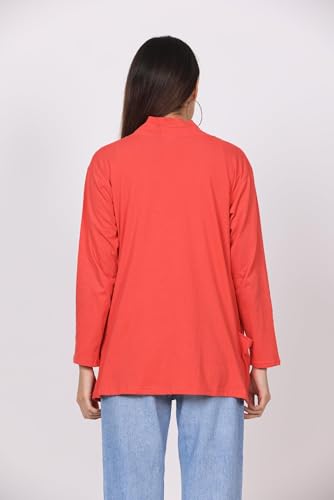 Image of Women's Cotton Shrugs with Pockets, Summer Shrugs for Ladies, Pack of Two