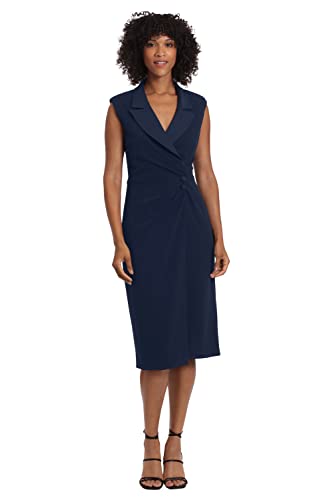Maggy London Women's Tuxedo Blazer Wrap Dress2