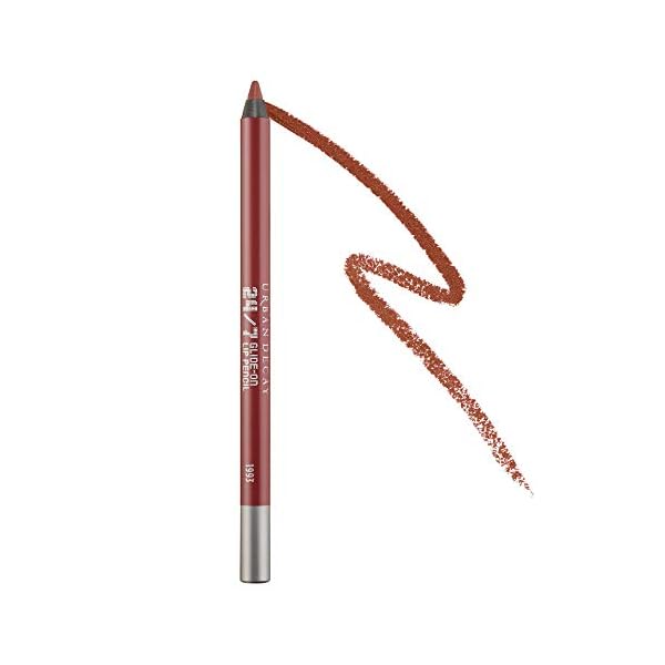 Urban Decay 24/7 Glide-On Waterproof Lip Pencil, Smudge-Proof, Longwearing Lip Liner, Smooth & Creamy Colors, Moisturizing Formula with Vitamin E, Prevents Lip Color from Feathering - 0.04 oz