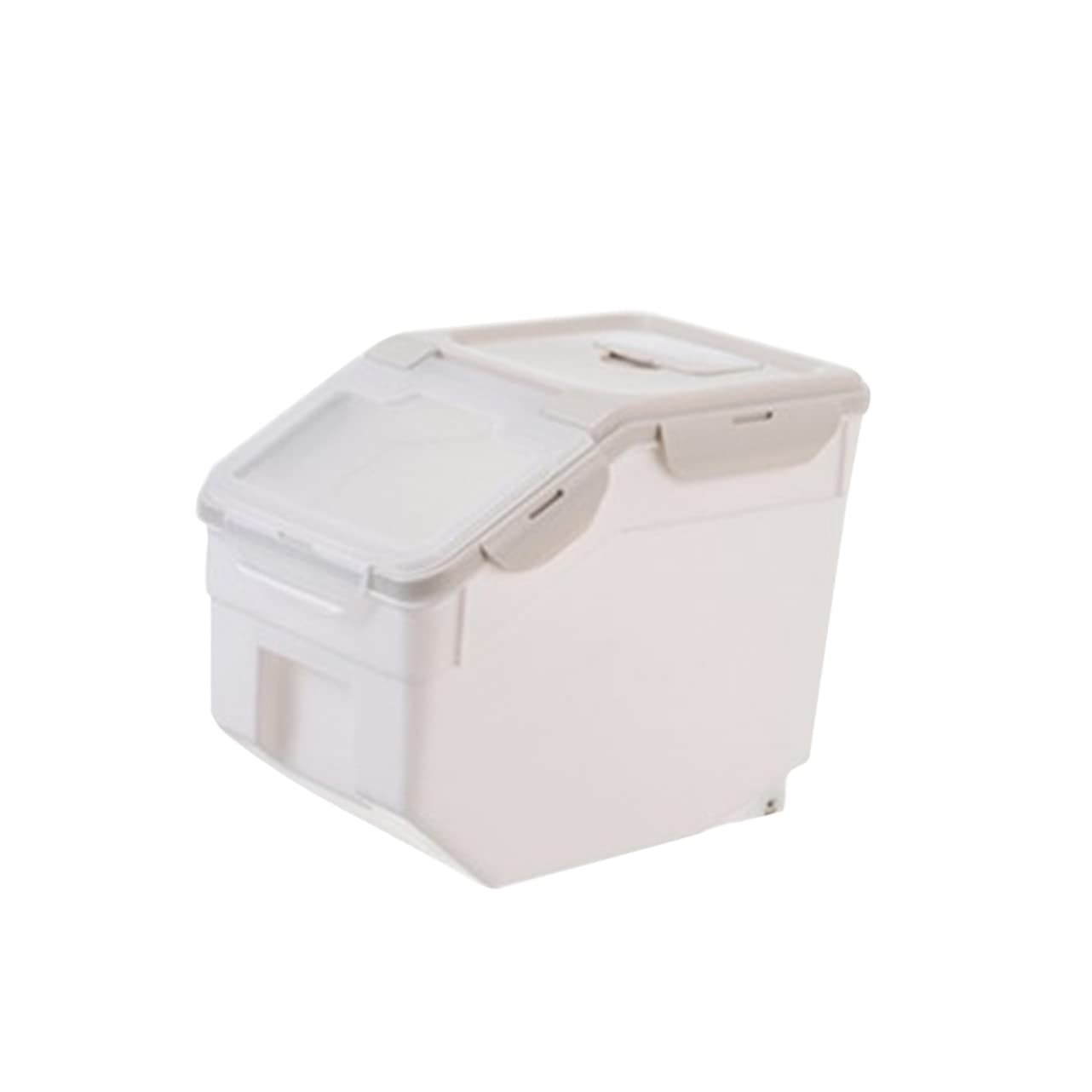 Yardwe Sealing Barrel for Pet Food Dog Kibble Container Airtight Dog Treats Storage Pp Plastic Pet Food Storage Bin Size s