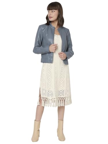 Image of Vero Moda Mock Collar Biker Jacket